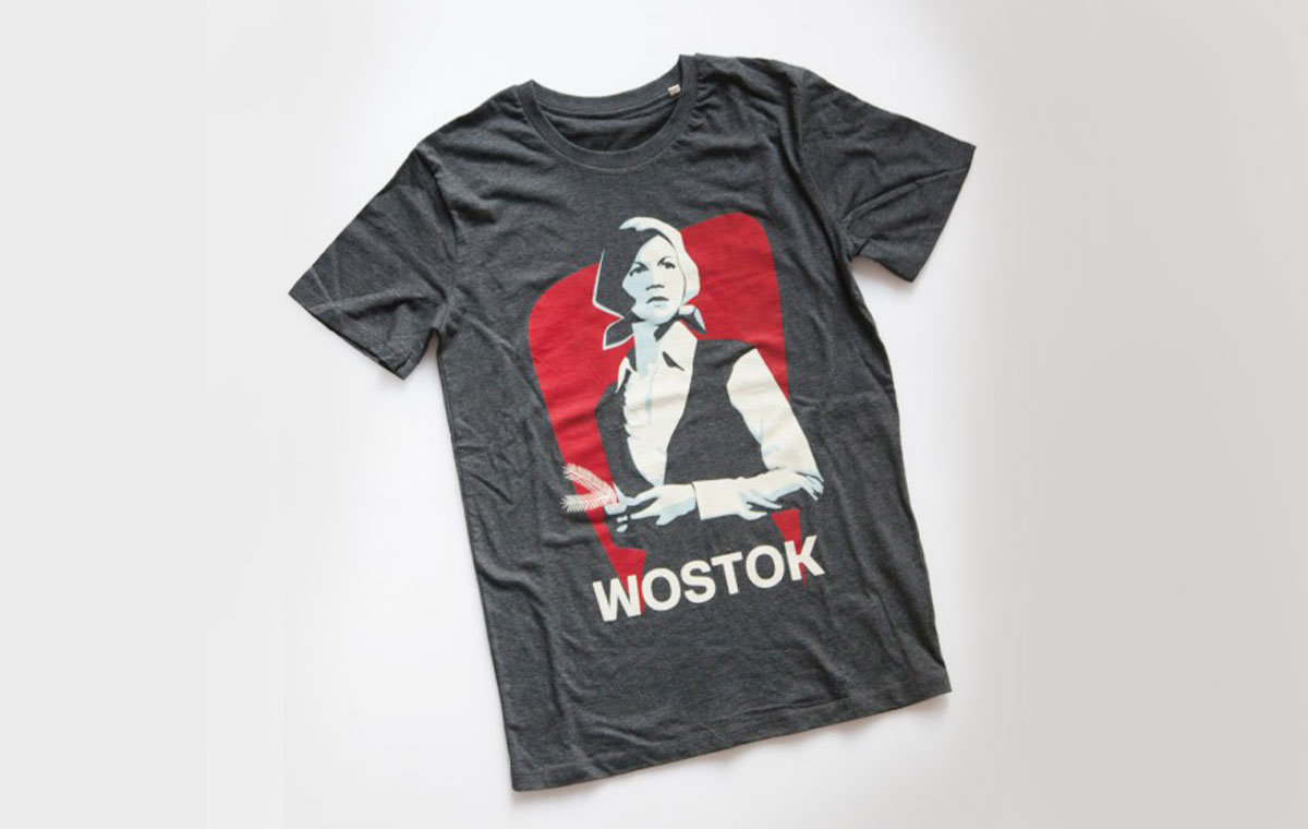 T-Shirt Men - Wostok Lady -  Dark Heather Grey